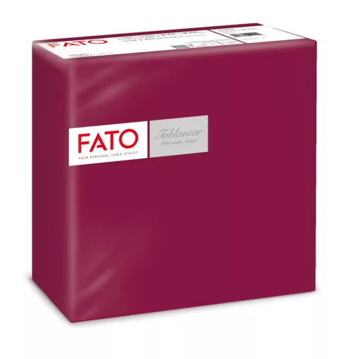 Fato Airlaid szalvéta 40x40cm bordó 50 lapos