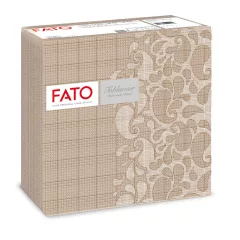Fato Airlaid szalvéta 40x40cm Drops mogyoró 50 lapos