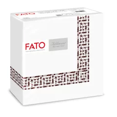 Fato Airlaid szalvéta 40x40cm Mykonos kakaó 50 lapos