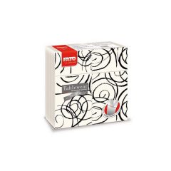   Fato Airlaid szalvéta Quick Pocket 40x40cm Magie black 40 lapos