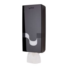   Celtex Megamini hajtogatott toalettpapír adagoló ABS fekete