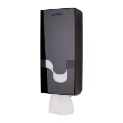   Celtex Megamini hajtogatott toalettpapír adagoló ABS fekete