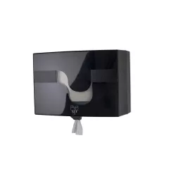   Celtex Megamini Midi Easy Pull toalettpapír adagoló ABS fekete