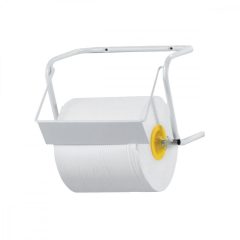   Mar plast falra szerelhető ipari törlő tartó, fém, fehér