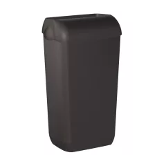   Mar Plast falra is szerelhető szemetes fedéllel 23 L fekete