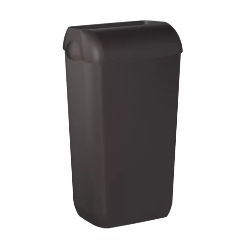 Mar Plast falra is szerelhető szemetes fedéllel 23 L fekete