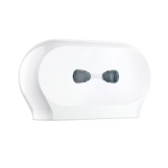   Mar plast Linea PLUS dupla toalettpapír adagoló fehér 19cm