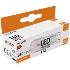 Avide LED 2.5W G9 NW 4000K fekvő