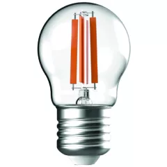   Avide LED Filament Mini Globe 4.9W E27 WW 2700K Super High Lumen