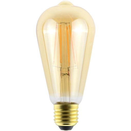 Avide LED Filament ST57 7W Fényerőszabályzós Borostyán E27 WW 2500K