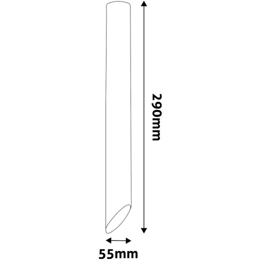 Avide GU10 Lámpatest Kerek Fehér 290mm