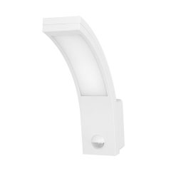   Adviti piryt kültéri  LED fali lámpa modern IP54 fehér 10w mozgásérzékelővel 