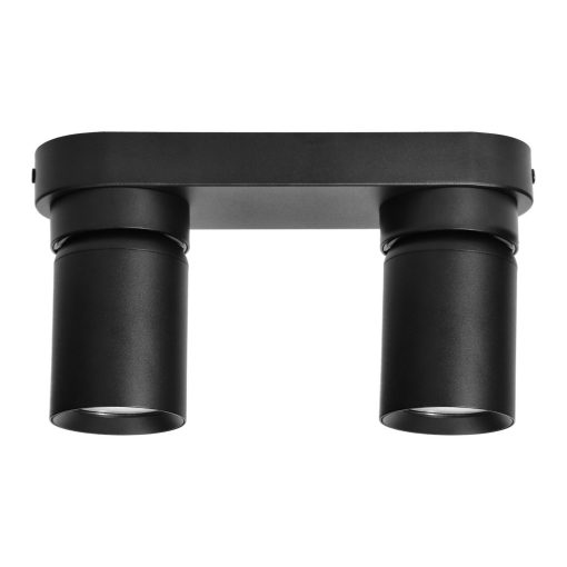 Adviti spot lámpa fali és mennyezeti fekete 2x GU10  málta