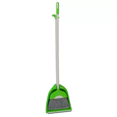 Seprű+szemétlapát zöld 110cm