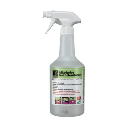 Brilliance® Alkoholos fertőtlenítő flakon szórófejjel 750ml (üres)