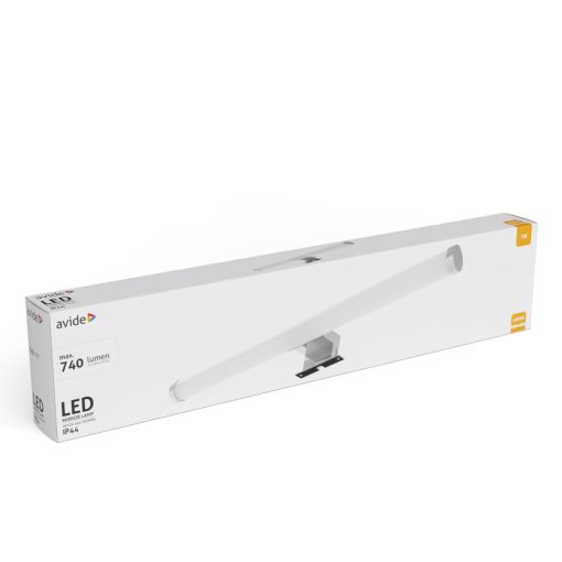 Avide LED Tükörvilágító Lámpa Kerek Króm Műanyag 500mm NW 4000K 7W IP44