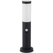 Avide kültéri álló lámpa Boca 1xE27 PIR 450mm IP44 Fekete