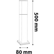 Avide kültéri álló lámpa Panama 1xE27 500mm IP44 Fekete