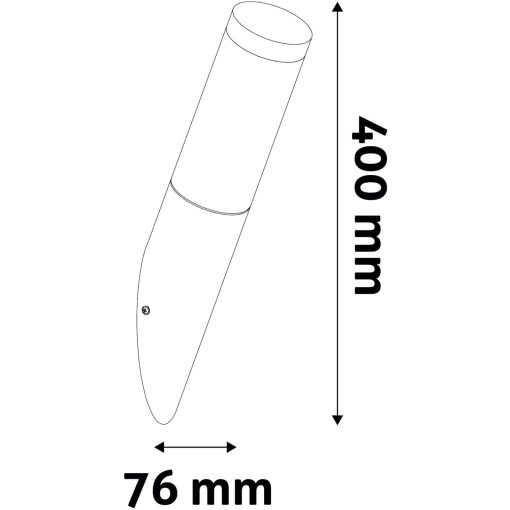 Avide kültéri fali lámpa Boca 1xE27 IP44 Szatén Nikkel
