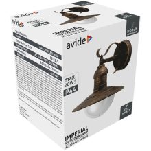 Avide kültéri fali lámpa Imperial 1xE27 IP44 antik arany