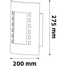 Avide kültéri fali lámpa Monterey 1xE27 IP44 Antracit