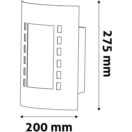 Avide kültéri fali lámpa Monterey 1xE27 IP44 Antracit
