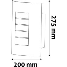 Avide kültéri fali lámpa Morro 1xE27 IP44 Antracit