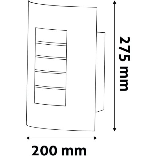Avide kültéri fali lámpa Morro 1xE27 IP44 Antracit
