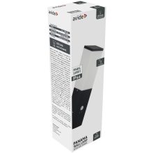 Avide kültéri fali lámpa Panama 1xE27 PIR IP44 Fekete