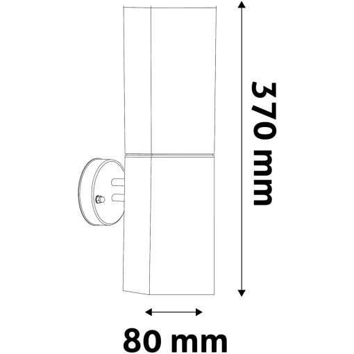 Avide kültéri fali lámpa Panama 1xE27 IP44 Antracit