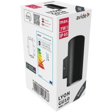 Avide kültéri fali lámpa Lyon 2xGU10 IP65