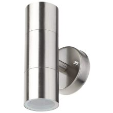 Avide kültéri fali lámpa Peka 2xGU10 IP44 Szatén Nikkel