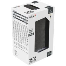 Avide kültéri fali lámpa Vatia 2xGU10 IP44 Fekete