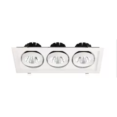   Avide LED Downlight Sein Négyzetes 3x30W IP20 8400lm 36° NW 4000K