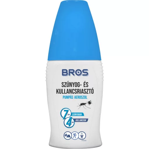 Bros Plus szúnyog és kullancs riasztó pumpás 100ml