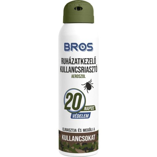 Bros Ruházatkezelő kullancsirtó/riasztó aeroszol 90ml