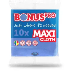   Bonus PRO MAXI általános törlőkendő kék 38x40cm 10 darabos