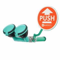   B-Safety ClassicLine biztonsági szemzuhany, két 45°-os szórófejjel, falra szerelhető