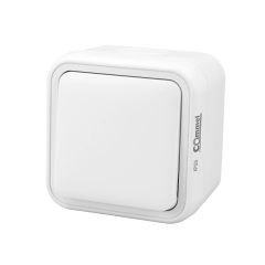   Commel kültéri falon kívüli egypólusú 101  fehér  IP55