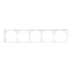 Commel Adria ötös keret fehér  