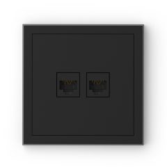   Commel Adria csatlakozóaljzat RJ45, CAT6 süllyesztett fekete