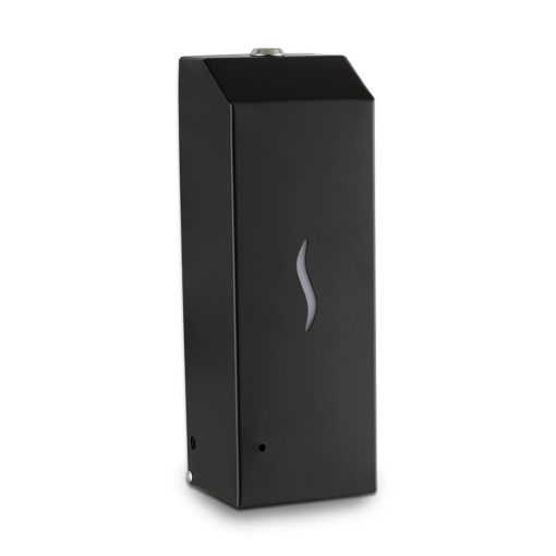 Dayco Rozsdamentes acél szenzoros folyékony szappan adagoló, fekete, 1 literes 