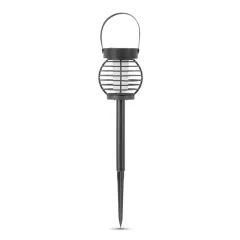   Entac Multifunkcionális Kerti Szolár Lámpa Láng Effekttel, átmérő 10cm, 12db WW SMD LED, 12db/kínáló