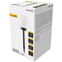 Entac Kerti Szolár Lámpa 380mm Műanyag 1 LED Gömb fej