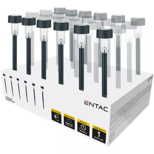 Entac Kerti Szolár Lámpa 360mm Műanyag 1 LED 24/kínáló