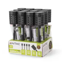 Entac Kerti Szolár Leszúrható Fáklya Láng effekttel, 36cm, 6db WW LED, 12db/kínáló