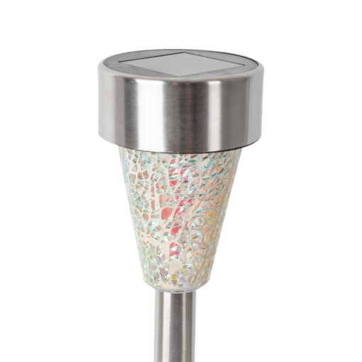 Entac Kerti Szolár Lámpa 400mm Rozsdamentes acél Mozaik Üveg 1 LED 12/kínáló