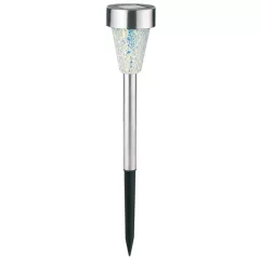   Entac Kerti Szolár Lámpa 400mm Rozsdamentes acél Mozaik Üveg 1 LED RGB 12/kínáló