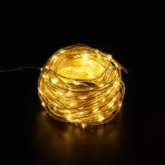 Entac Kerti Szolár Fényfüzér, 9.9m +3m 100db WW LED
