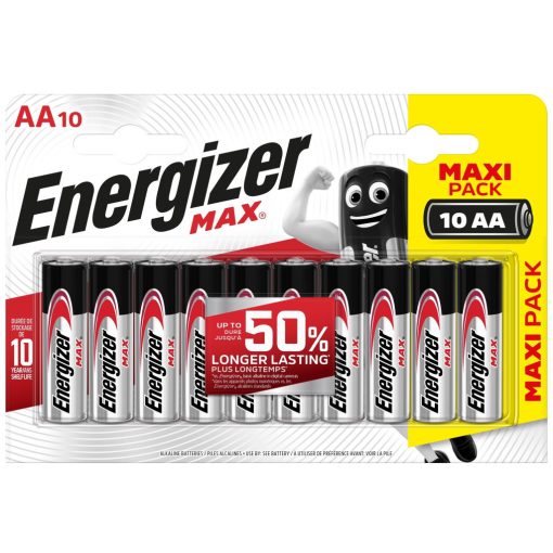 Energizer Max Alkáli Ceruza Elem AA B10